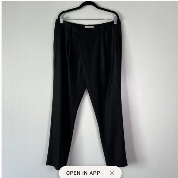 NWOT J Brand Women Formal Dress Pants Front CrossOver Pleated Trouser Size 2-4 - Picture 3 of 5